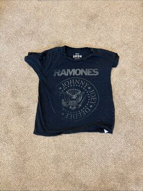 Ramones Blue Short Sleeve Graphic Tee